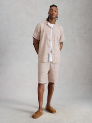 White Stuff Natural Keswick SS Linen Shirt - Image 3 of 6
