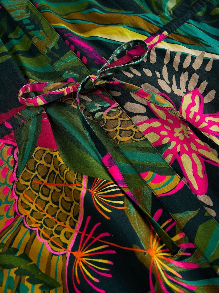 White Stuff Green Lauryn Column Dress - Image 6 of 6