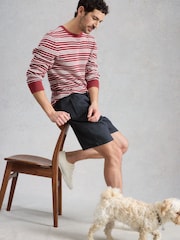 Azul - White Stuff Lewes Stripe Linen Shorts - Imagen 4 de 7