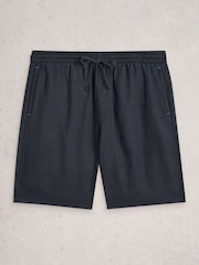 Azul - White Stuff Lewes Stripe Linen Shorts - Imagen 6 de 7