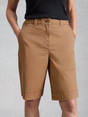 White Stuff Brown Heidi Chino Shorts - Image 2 of 6