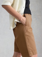 White Stuff Brown Heidi Chino Shorts - Image 4 of 6
