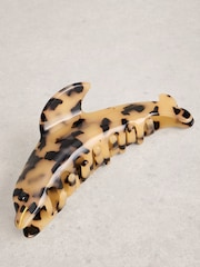 White Stuff Brown Dolphin Hair Claw Clip - Image 2 of 2