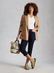 White Stuff Blue Blake Capri Jeans - Image 2 of 6