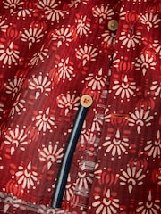 White Stuff Bright Red Finsbury Ss Floral Print Shirt - Image 6 of 6