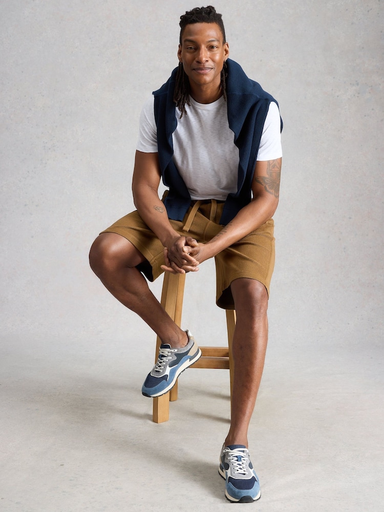 White Stuff Brown Sidmouth Sweat Shorts - Image 2 of 6