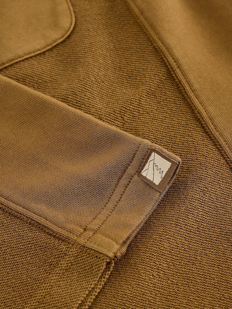 White Stuff Brown Sidmouth Sweat Shorts - Image 6 of 6