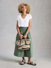 White Stuff White Ella Lace T-Shirt - Image 3 of 6