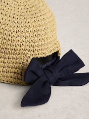 White Stuff Natural Weave Cap - Image 2 of 2