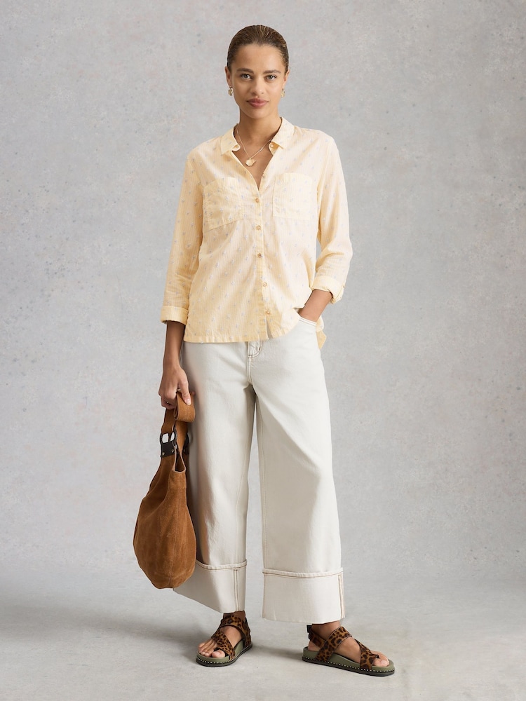 Amarillo - Camisa Sophie de White Stuff - Imagen 2 de 6