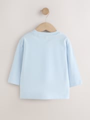 Blue Farm Scene Long Sleeve Appliqué T-Shirt (3mths-7yrs) - Image 2 of 4