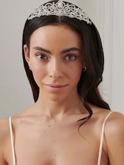 Jon Richard Iris Raised Diamante Tiara - Estuche de regalo - Imagen 2 de 2