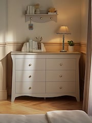 Cuddleco Cashmere/Ash Clara 6 Drawer Dresser Changer - Image 5 of 7