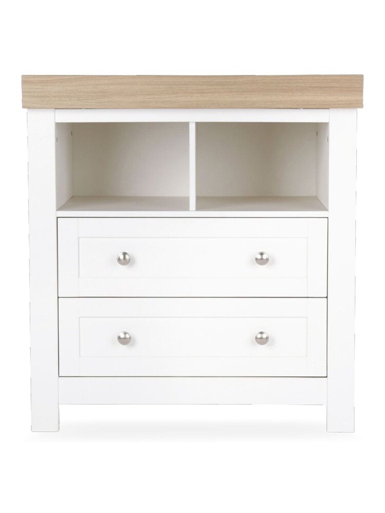 Cuddleco White/Oak Burford Dresser Changer - Image 7 of 7