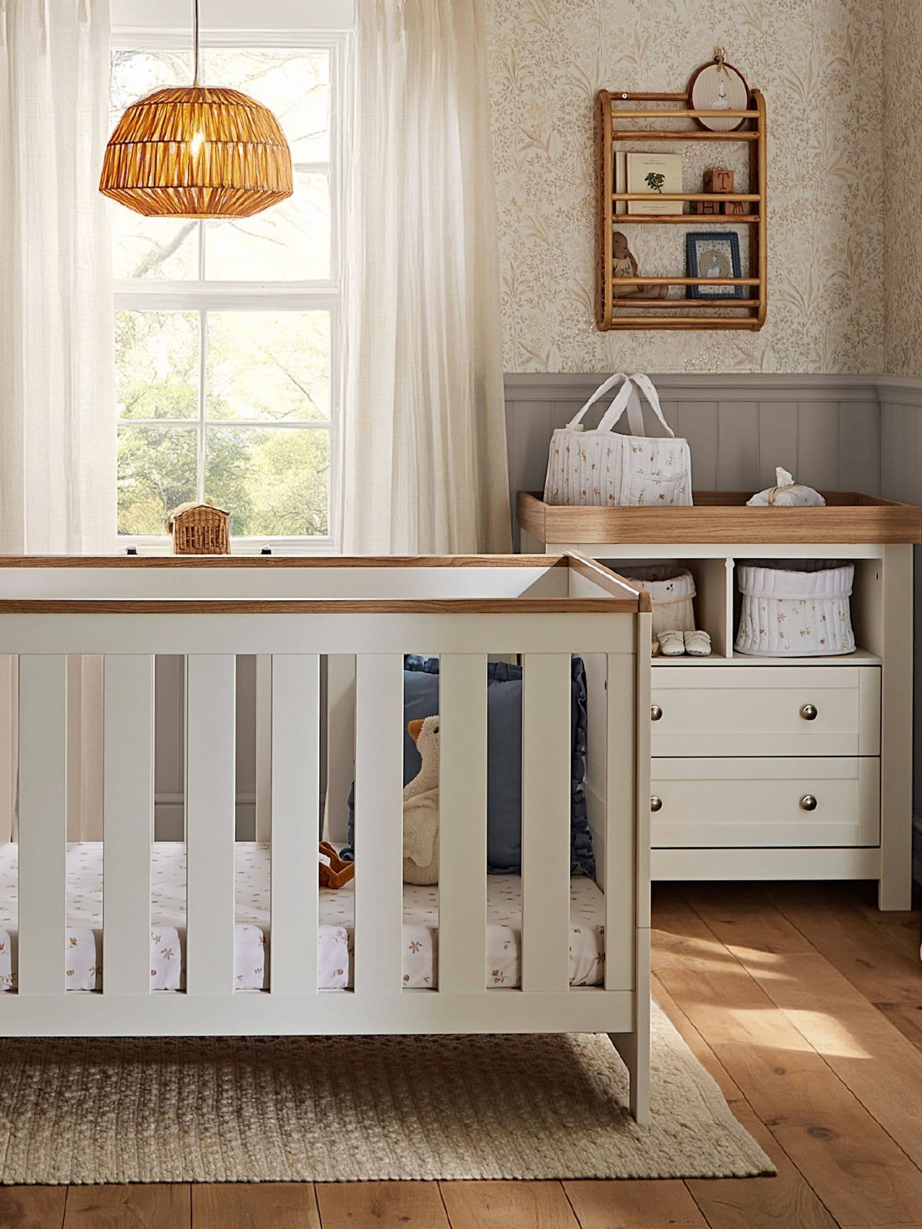 Cuddleco Burford 2 Piece Furniture Set - White & Oak, White - Image 3