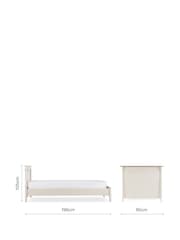 Cuddleco Cashmere/Ash Clara Single Bed - Image 3 of 5