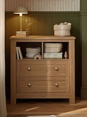 Cuddleco Oak Burford Dresser Changer - Image 2 of 7