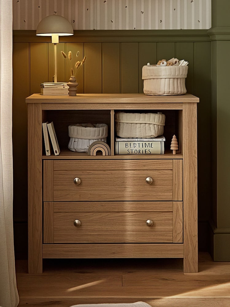 Cuddleco Oak Burford Dresser Changer - Image 2 of 7