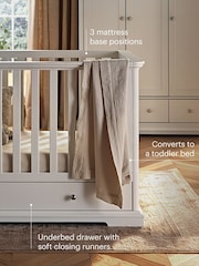 Cuddleco 3 Piece White Beaumont Nursery Furniture Set - Image 3 of 7