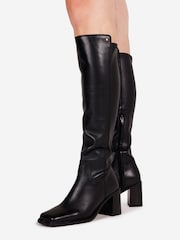 Bronx Corfu Peep-Toe Heeled Knee Boots - 圖片 1/5