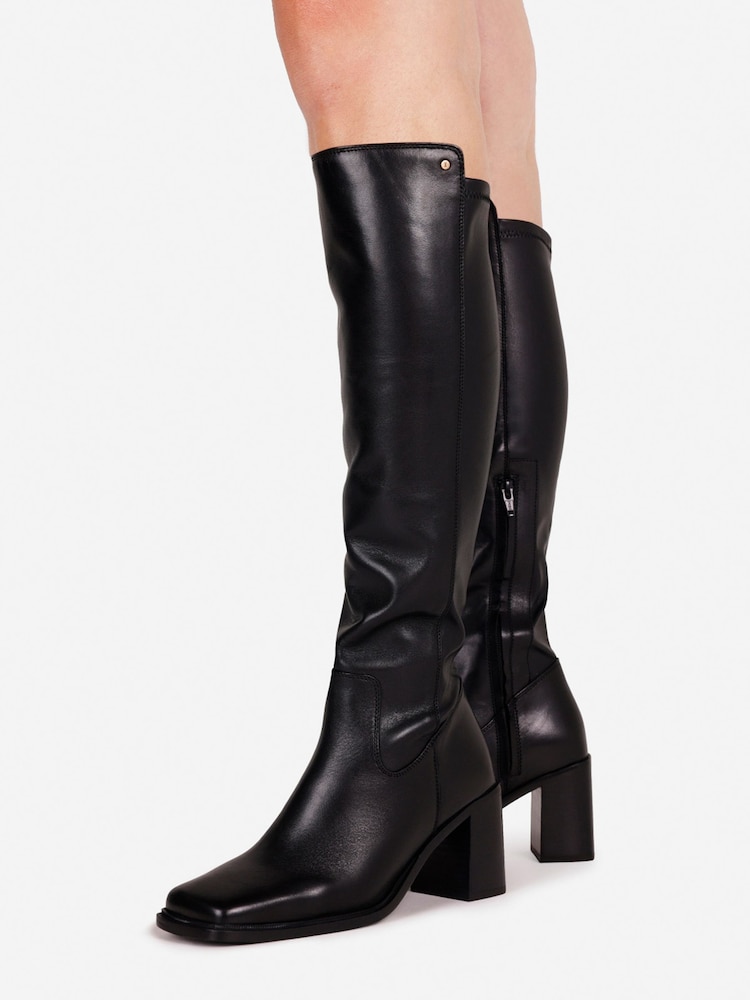 Bronx Corfu Peep-Toe Heeled Knee Boots - 圖片 1/5