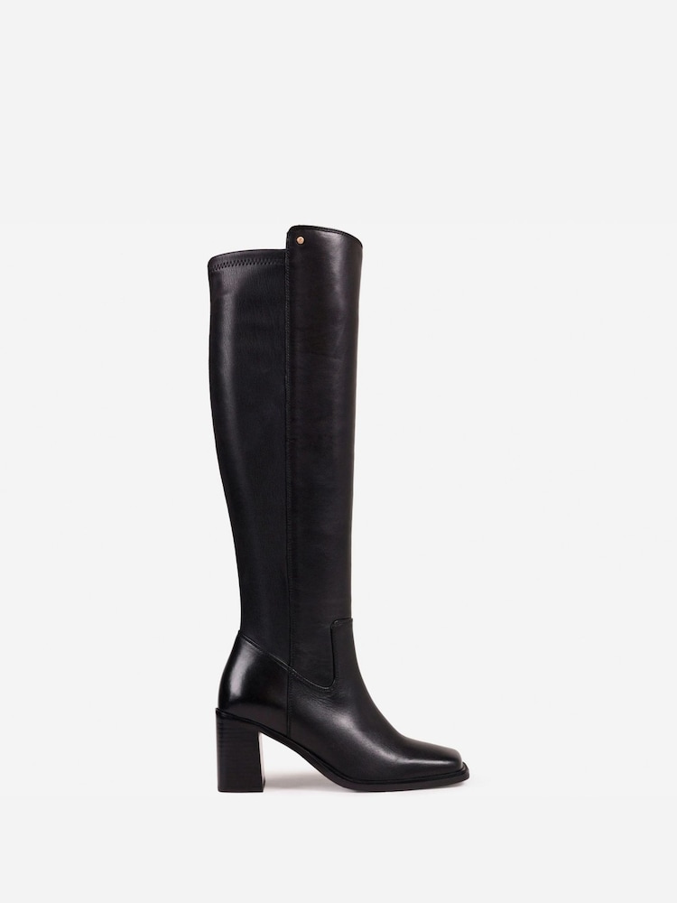 Bronx Corfu Peep-Toe Heeled Knee Boots - 圖片 2/5