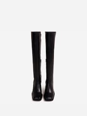 Bronx Corfu Peep-Toe Heeled Knee Boots - 圖片 4/5