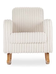 Cuddleco Cream Etta Faux Fur Rocking Nursing Chair - Image 6 of 6