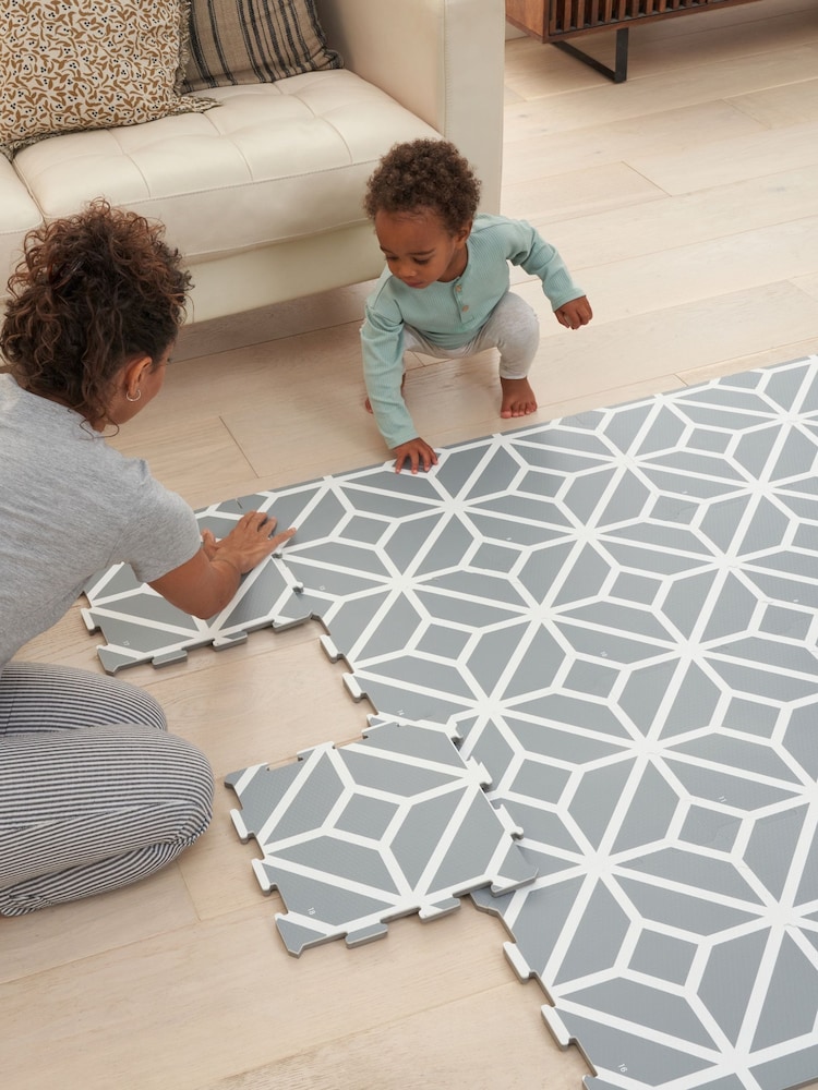 Tutti Bambini Grey Puzzle Playmat (120 x 175cm) - Image 2 of 7