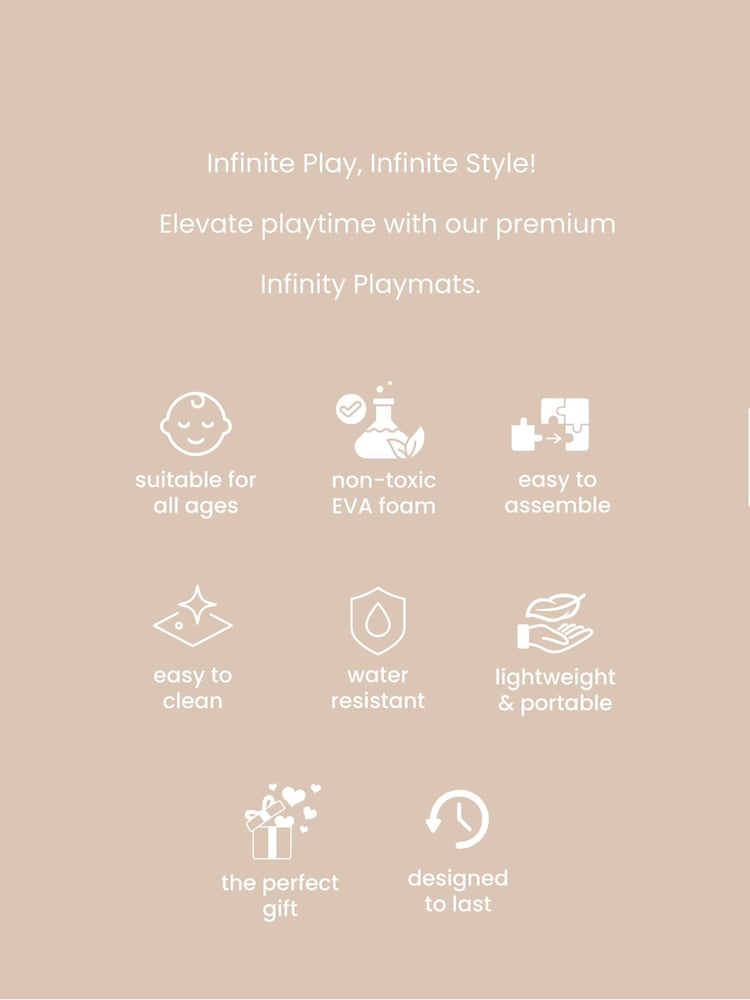 Tutti Bambini Brown Baby Infinity Expandable Play Mat - Image 7 of 7