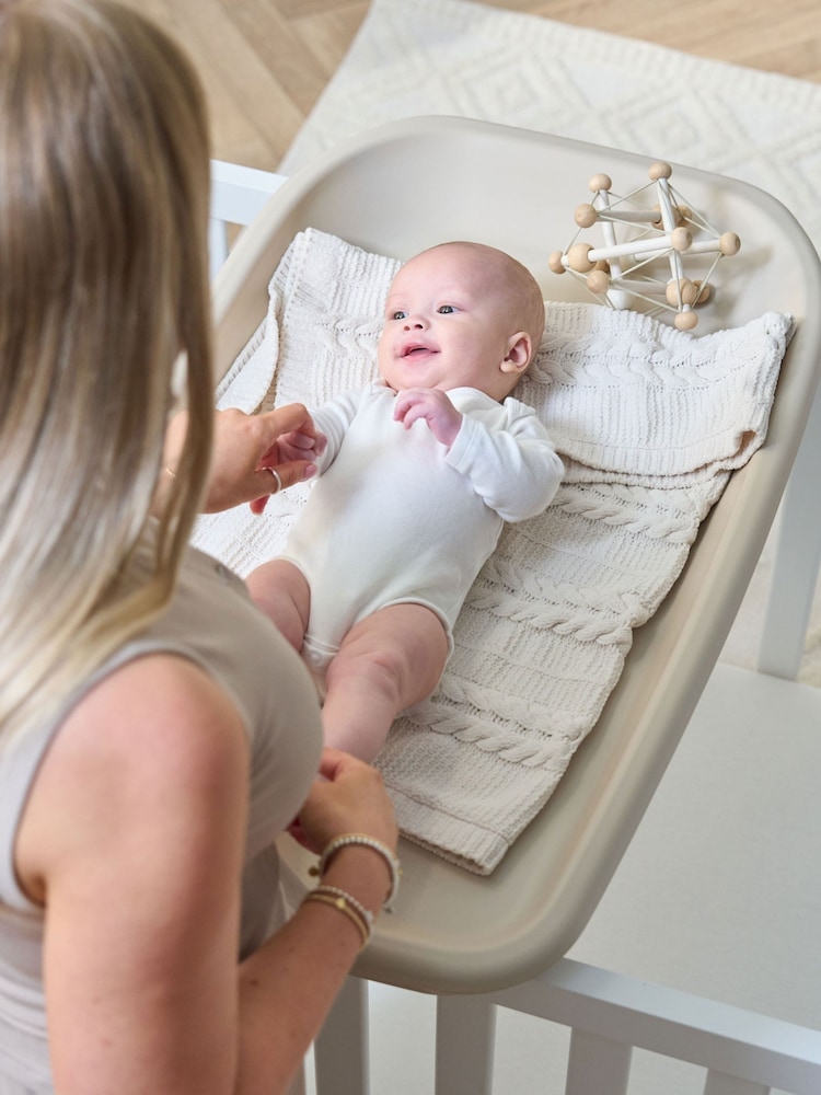 Tutti Bambini Cream Baby Cushi Cot Top Changing Mat - Image 2 of 4