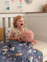 Tutti Bambini Ocean Blue Cot Bed Coverlet - Image 2 of 3