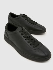 Schuh Black Welt Lace Up Trainers - Image 3 of 4