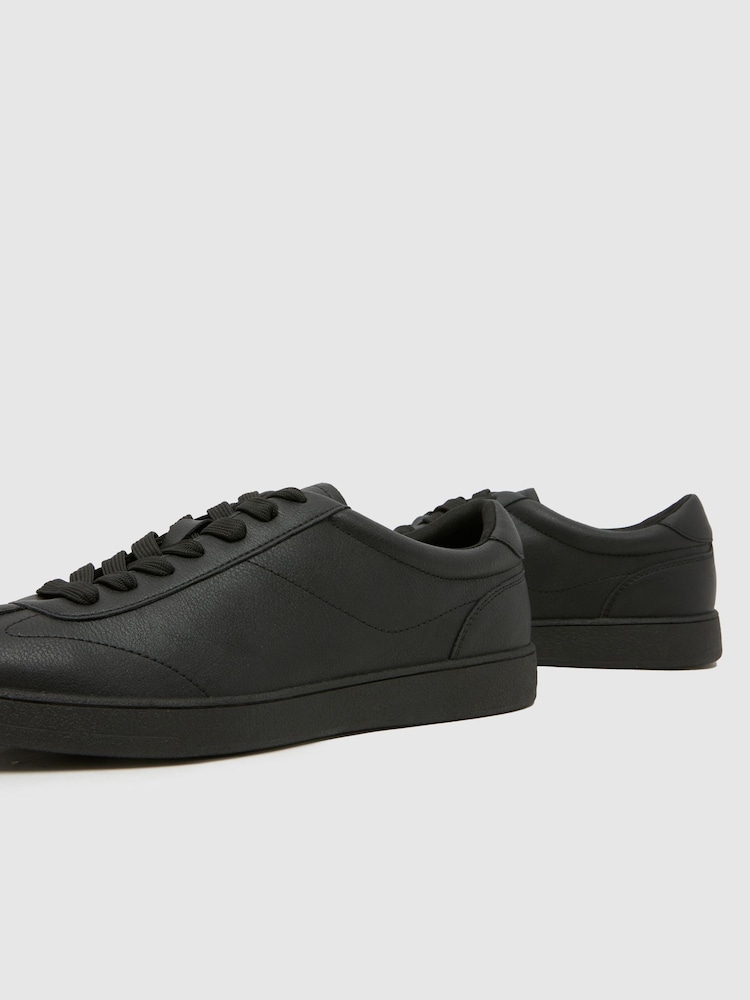 Schuh Black Welt Lace Up Trainers - Image 4 of 4 Schuh Black Welt Lace Up Trainers - Image 4 of 4