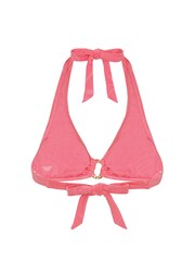Chelsea Peers Pink Jacquard Coastal Bikini Top - Image 6 of 6
