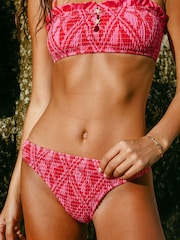 Chelsea Peers Shirred Starfish Print Bikini Bottoms - Obraz 2 z 6