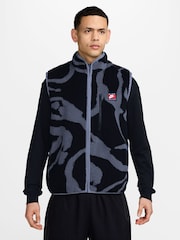 Nike Black Sportswear Club Full Zip Vest - Image 1 of 3