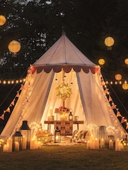 Lights4fun Brown Green Pink Lucena Lanterns In New Colours - Image 3 of 6