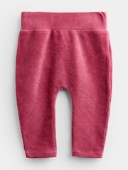 JoJo Maman Bébé Rose Pink Floral Blouse, Leggings & Gilet Baby Set - Image 4 of 8