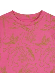 Chelsea Peers Pink Fiesta Graphic Print Short Pyjamas Set - Image 9 of 9