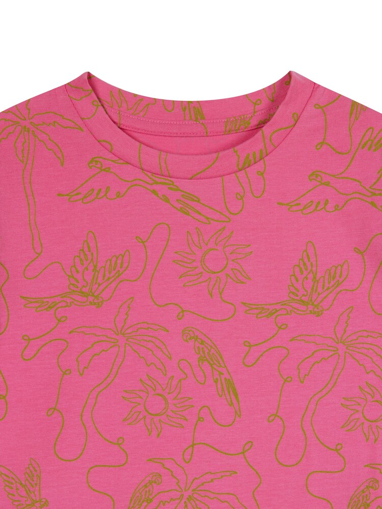 Chelsea Peers Pink Fiesta Graphic Print Short Pyjamas Set - Image 9 of 9