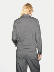 Jigsaw Black Chambray Utility Jacket - Image 2 of 4