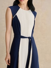 Hobbs Blue Petite Andrea Dress - Image 2 of 5