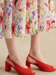 Hobbs Red Carla Sandals - Image 1 of 6