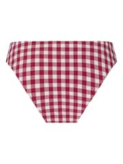 Hunkemöller Red Highleg High Waisted Amalfi Bikini Bottoms - Image 5 of 5