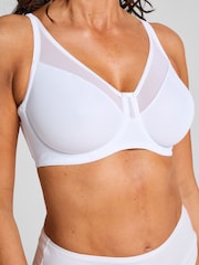 Hunkemoller White Nina Non-Padded Underwired Minimizer Bra - Image 2 of 5