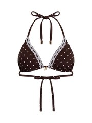 Hunkemöller Brown Padded Algarve Bikini Top - Image 6 of 7