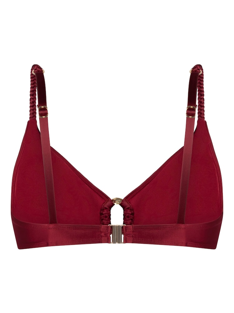 Hunkemöller Red Bari Bikini Top - Image 5 of 5