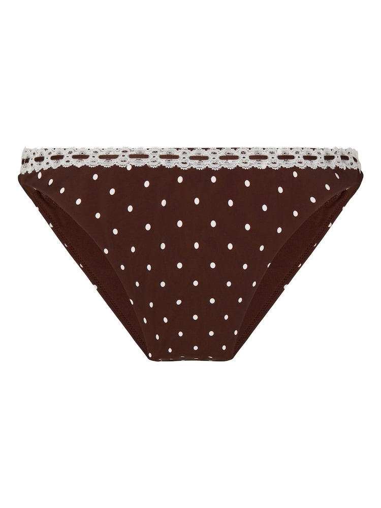 Hunkemöller Brown High Leg Algarva Bikini Bottoms - Image 8 of 8 Hunkemöller Brown High Leg Algarva Bikini Bottoms - Image 8 of 8