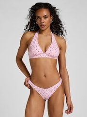 Hunkemöller Pink Highleg Alicante Bikini Bottoms - Image 1 of 5